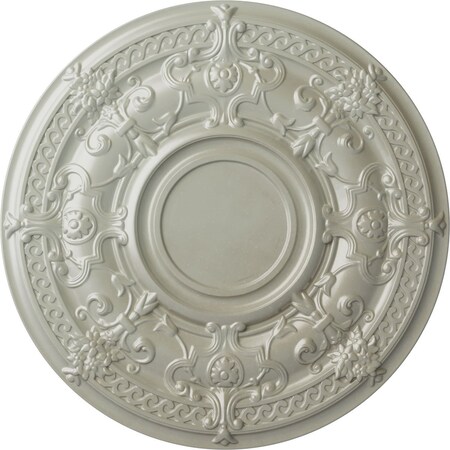 Ekena Millwork Dauphine Ceiling Medallion (Fits Canopies up to 13 1/4"), 33 7/8"OD x 1 3/8"P, Flash Copper CM33DAFCS